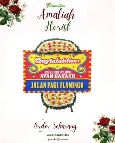 Bunga Papan Congratulation di Munder
